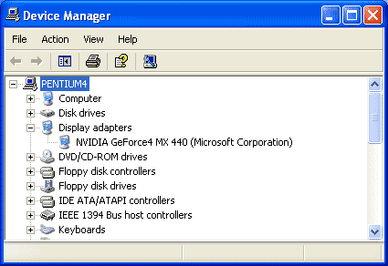 NVIDIA Device Manager generic driver