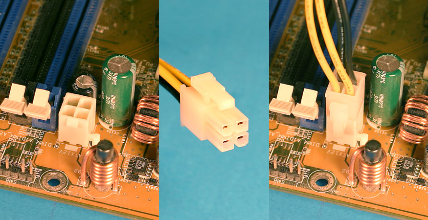 4 Pin ATX 12 Volt Connector