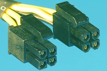 4+4 pin +12 volt power cable