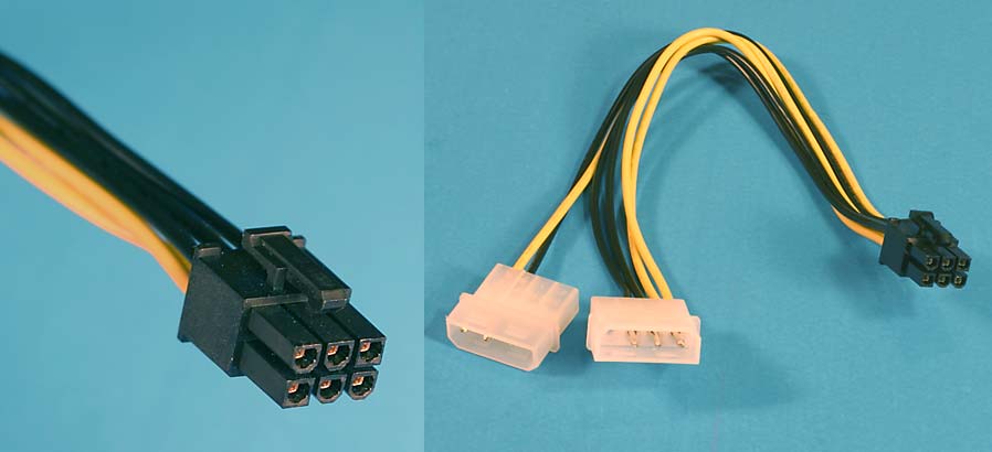 6 Pin PCI Express Power Connector
